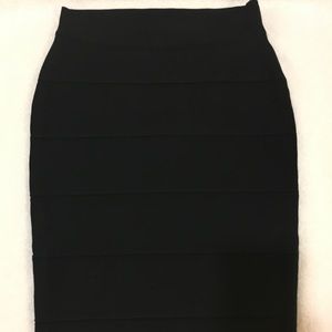 BCBGMaxAzria Alexa Power Skirt (Knee Length)